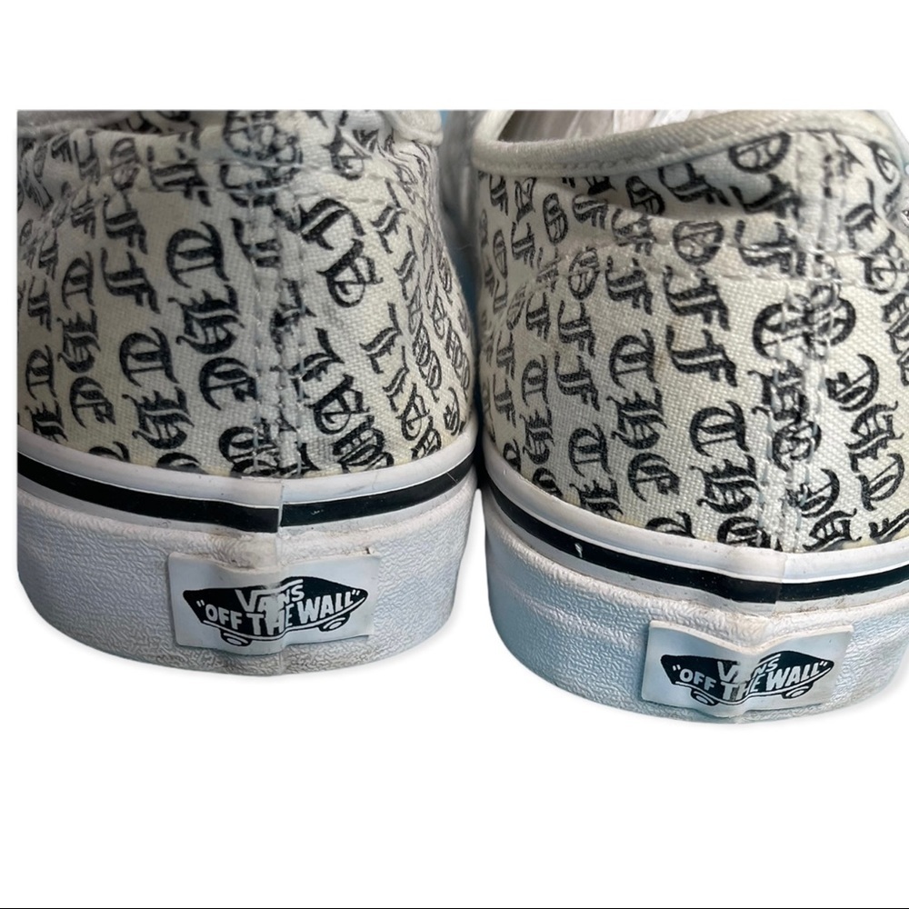 Vans Off The Wall Print White Sneakers Sz 11/9.5 - Picture 8 of 8